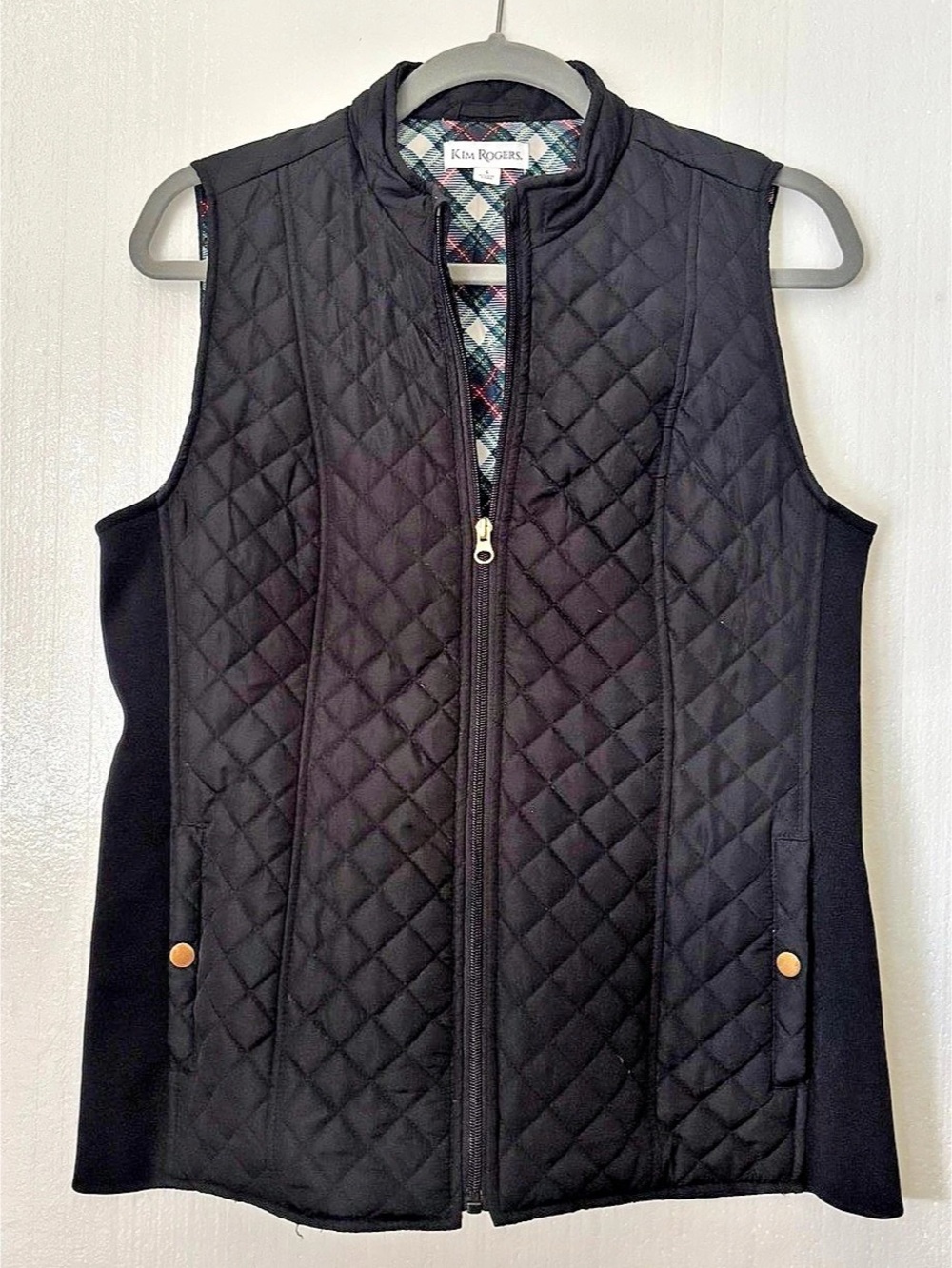 Lim Togets Quilted Vest in Black - size small